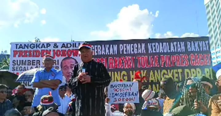 Demo Damai Gerakan Penegak Kedaulatan Rakyat Gpkr Desak Dpr Gunakan