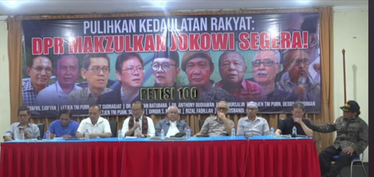 PETISI 100 PENEGAK DAULAT RAKYAT: Menuntut DPR Segera Memakzulkan ...